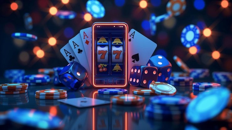 Antarmuka permainan slot balakqq dengan tema grafis modern